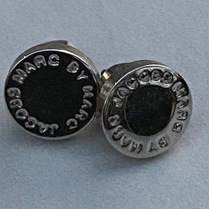 Marc Jacobs Silver Circular Stud Earrings